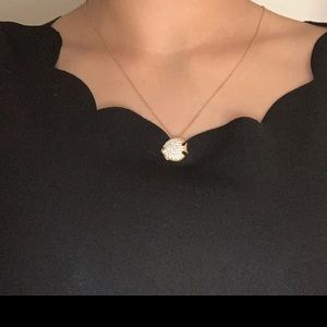 Gold Fish Necklace for Women